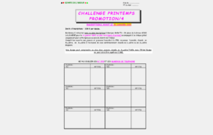 Challenge printemps promotion 4