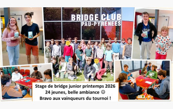 Stage de Bridge jeunesse à Pau