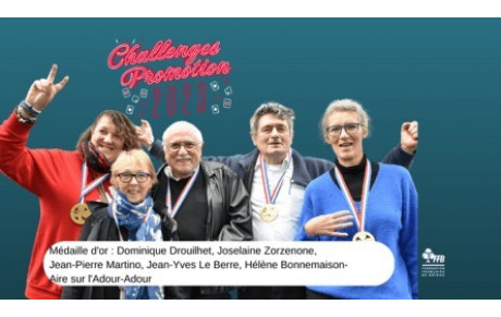 Champions de France Challenge de Printemps Promotion 4