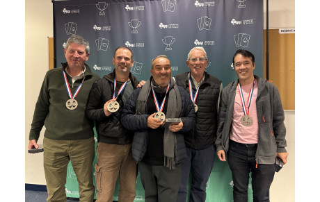 Vice Champions de france division de ligue Open 4 équipe Eric Tonneau